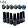 3 pcs / lot Ibdgel Galaxy Shadow Nail Rust de vernis à UV LED LED LARGING FAST DRESS Nails sèches Gel Gel 240426