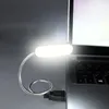 Portable USB Reading Night Lamp Mini 6 LED Book Whitewarm Color Table Desk voor laptop Power Bank Notebook PC Computer 240508