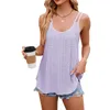 Frauen Tanks im Sommer Camisole Weste lässige sexy böhmian Rückenlose coole Tops hohl aus ärmellose Pullover Strand Frauen Kleidung