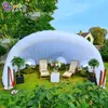 La tente demi-dôme gonflable nouvellement fabriquée sur mesure a soufflé igloo canopée marquee pour la décoration d'événements de fête de camping Toys Sports 10mwx7mlx4.5mh (33x23x15ft)