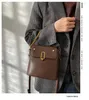 Torba Vintage Flap Crossbody for Women 2024 Torebka swobodna łańcuch pu duża pojemność TOTE TOTE Autumn Solid Kolor