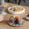 Muggar 3D Coffee Mug Cartoon Figurine Teacup Söt inuti transparent glasutrymme för öl