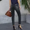 Женские джинсы Сексуальные растягиваемые брюки с карандашом с высокой талией.