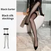 Porno ouvert entrejambe Pantyhose Sexy Femmes Coulettes High Souswear Silk Transparent Body Stocks