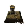 Dywany muzułmańskie mata dywanowy Zestaw podarunkowy islamskie przedmioty Sejjadah Janamaz Eid Gift Ramadan Pearl Tasbeh Set 245b