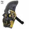 Партийные маски кафеле стыд Corvo Attano Mouse Mouse Mouse Real Latex Headwear Headwear Hampeen Makeup Ролевой макияж.