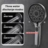 Bathroom Shower Heads Large Panel Shower Head 3 Modes Adjustable High-Pressure Shower Head One Click Stop Water Fall Resistance Bathroom Accessories