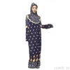 女性のためのエスニック衣類アバヤイスラム教徒夏のドレスイスラムアバヤ長袖イスラムローブラマダンドレスヒジャーブムスルマンカフタンカフタン