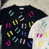 シャネルズTシャツデザイナーTシャツジャンパーTシャツセーター女性ニットセーターファッションチャンネルTシャツフルダイヤモンドレターショートピントップベースセーター426 257