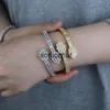 Bracelets de charme Fashion Nouveau bracelet pavé carré cubic zircon pavé hamsa bracelet charme bracelet bracelet hip hop jewelry navire drop navire
