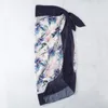Swnewwear Womenwear Retro Fashion Bandeau Swimsuit with Beach Cover Up Wrap Jirt Two Bikini Set Swear Underwear Women Women Silk