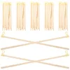 Bordslampor Lykta Papperspaket Poler hängande stickhandtag DIY Bambu Sticks Craft Sats