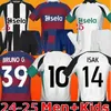 2024 2025 Home Away Soccer Jerseys Bruno G. Joelinton Isak 24 25 3e Tonali Isak United -fans Maximin Wilson Almiron voetbalhirt man Kids Kit