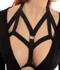 Goth Women Sexy Bralette Strappy Tops Tops Halter Bustere Bangage Cage Bra Bra Harness Harness Bra Bra Cupless Punk Harnes