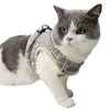 Dog Collars No Pull Cat Harness Soft And Comfortable Mesh Fabric For Cats Dogs Pet Supplies Strolling Traveling Outing Camping