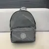 The famous fashion brand's exclusive logo jacquard backpack leather nylon men's travel backpack messenger bag crossbody shoulderbag travel bag Book bag briefcase