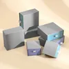 Jewelry Boxes Drer Jewelry Box Pendant Earrings Ring Necklace Organizer High-end Thickened Paper Pull-out Jewelry Storage Box Wholesale