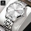 Armbandsur Taxau Luxury Original Högkvalitativ man titta på affärer Diamond Men's Wrist Watches Lysande vattentät datum vecka