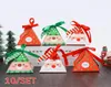 Creative Christmas Candy Gift Box Baking Small Package Tray 10pcs suitable for packaging treats chocolates sweets gift Box7770059