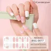 Calcomanías de calcomanías semi-curadas uñas al por mayor tiras de suplemento para mujeres fl belleza belleza uñas de alta calidad Drop entrega de salud