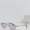 Nuovi occhiali da sole Square Design Fashion A60 Strutture in metallo piccolo e popolare versatili occhiali di protezione Uv400