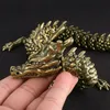 3D -gedruckter artikulierter Drachen Chinesisch Flexible realistische Ornament Spielzeugmodell Home Office Dekoration Dekor 240506