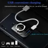 New Custom Cool Windproof Electric Magnetic Mobile Phone Case Storage Holder Buckle USB Lighter Cigarette