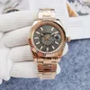 Sport Automatic Mechanical maschile orologio da uomo 904L BEZEL INTERNO DATA TURNABILE FUNZIALE FUNZIONE TEMPO MONDO 40MM SAPPHIRE RESISTENTE ACQUA INCED OUT OUT