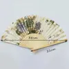 Prodotti in stile cinese Fan pieghevole classico Vintage Vintage in stile cinese Dance da danza in seta fiore stampato in bambù Dance Dance Fan Decor Crafts Regalo