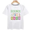 Mäns T-shirts Science Humoristiska Mens T-shirt Fun Science Chemistry Physics Graphic T-Shirt Matematik Lärarskolan Scientist Geek Chemical Physicist D240509