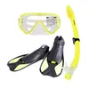 Inflatable face mask three treasures Myopia deep diving goggles fully dry breathing tube set swimming and diving equipment 240506