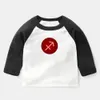 T-shirt Capricorno Constellation Design Aquarius Vergo Scorpione Pesci Maglietta per bambini neonati per bambini T-shirt a maniche lunghe topl240509