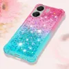 Quicksand Cases For Xiaomi 13 Redmi A3 13C 12C K70 Note 13 12 Ultra Pro 4G 5G Shockproof Liquid Gradient Phone Case Funda