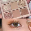 1 % Shimmer Diamond Eyeshadow Diamante 9 Colori Palette opaco opaco di lunga durata Make Up Cosmetica 240425 240425