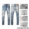 Jeans viola pantaloni religione pantaloni viola jeans designer di buche viola uomini maschi jeans di alta qualità