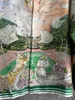 Polos Polos Silk Drop koszulka wakacyjna styl retro gradient krajobraz kwiatowy Mężczyźni Mężczyźni Kobiety długi rękaw Q240508