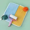 Towels Robes 1pc Coral Fleece Hangable Hand Towels for Kids Baby Bathroom Fingertip Super Absorbent Handkerchief Bath Towel Accessories