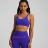 Designer Lul Yoga tenue sport Bras Femmes High Support Support Nouveau soutien-gorge Instagram Bra épaule mince petite élingue Robe de débardeur de fitness Beau