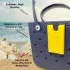 Telefonkofferhalter Zubehör für Bogg -Beutel - kompatibel mit allen Gummi -Strand -Einkaufstaschen - sichere Befestigung - Plastikhülle 240509