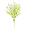 Dekorative Blumen Kränze künstliche Plastikblume Eukalyptus Pflanze Hochzeit Braut Bouquet Weihnachtsgartendekoration Home Vase Windowsill DIY Heiße Verkauf