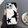 Mobiele telefoon kussens Lucky Fortune Star Seven Puffer Phone Case 3D Shockproof Cover voor iPhone 15 14 12 11 Pro Max plus telefoonhoes Beste cadeau -idee J0509