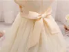 Sukienki dziewczynki 12m dziewczynka kwiat sukienka na wesele przyjęcie urodzinowe urocza dziewczyna Pearl Tiul Suknia niemowlęta