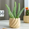 Vases Modern Style Home Decor Creative Cream Yellow Flower Pot Salon Table de salon