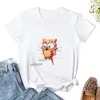 Kvinnors polos hibou chou genou t-shirt anime kläder grafik kort ärm tee sommar för kvinnor