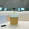 Designer Luxury's Le Panier Seu Bucket Bag Zomer Stro geweven emmertas Travel Handtas Raffia's Tote Tas Weave Strandschoudertassen Crossbody Turnus