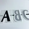 1997-2007 PL Assesteal Letters A-Z White Black Clothing DIY Name Lextra Material Print Hot