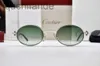 Counter High Quality Carter Solglasögon Designer Kvinnor Vintage C Decor Spider Silver Solglasögon Brille med riktig logotyp