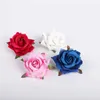 Fleurs décoratives couronnes 5 pièces fausses roses tête fleurs de soie pour le scrapbooking de mariage fleurs décoratives de Noël décorations de maison fleurs artificielles