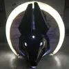 Feestmaskers dakraam kinderen rollenspel led led light helm anubis masker halloween carnaval cos kleding accessoires props Q240508