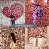 Dekoratif Çiçekler 6 PCS Gül Sahte Çiçek Kafası Simülasyonu İpek Özel Yapımı DIY Düğün Arka Plan Duvar Dekorasyonu Yapay